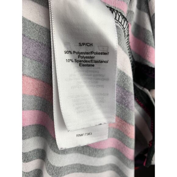 DKNY Sleepwear Top Womens Small Sleepwear Striped Button-Front Chest‎ Pocket - Picture 6 of 7
